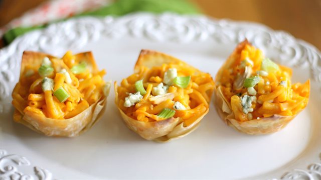 Cupcake Phô Mai Bằng Vỏ Hoành Thánh