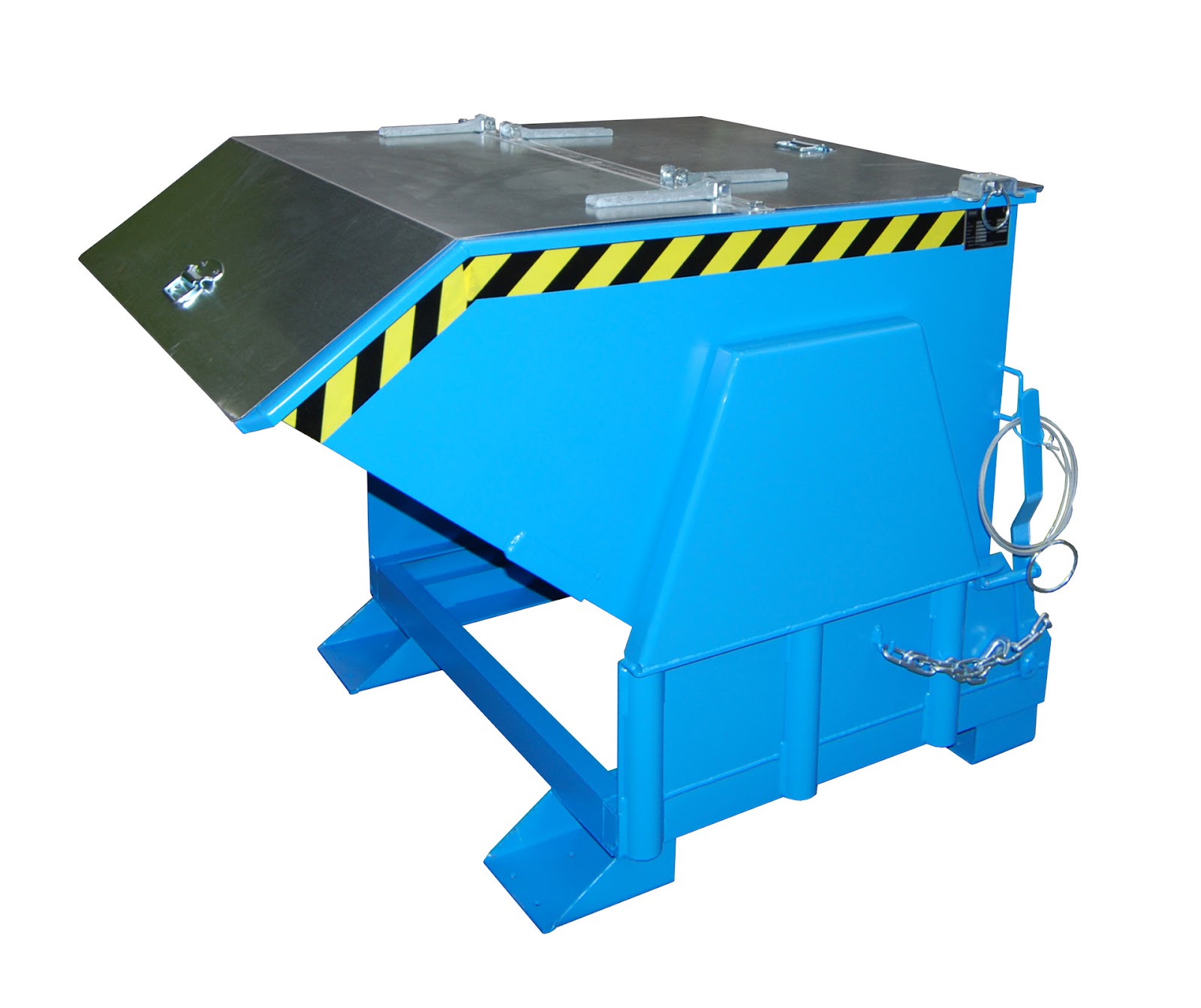 Kiepcontainer BK 80, gelakt, Lichtblauw