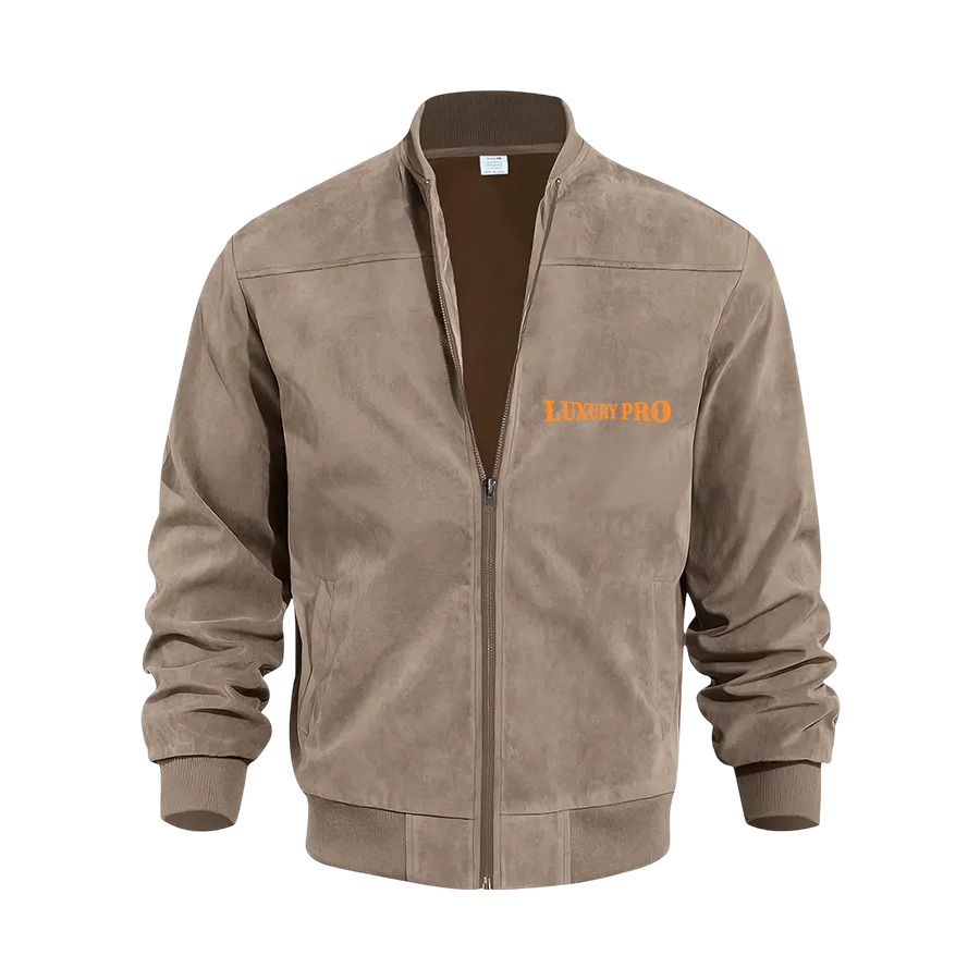 2D Solid Color Baseball Jacket
