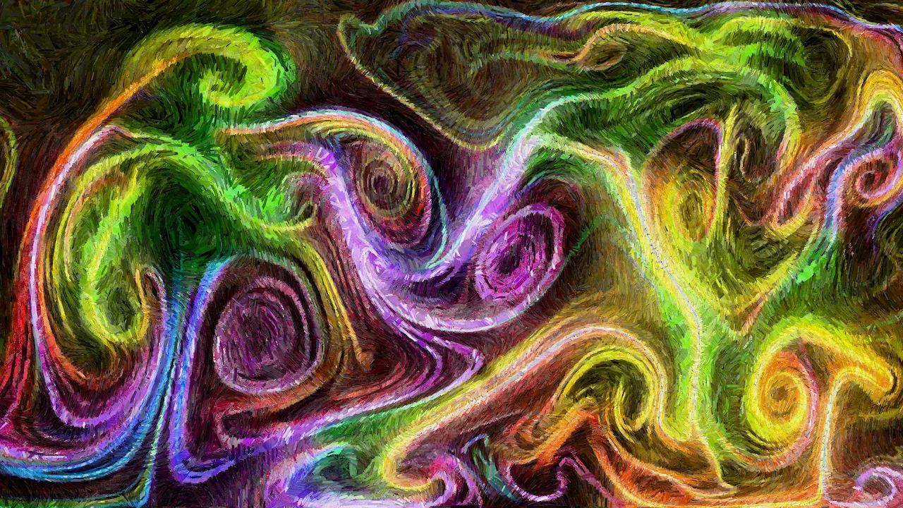 Neon, Paint Splash, Canvas, Acrylic, Colorful 4K Desktop Wallpaper