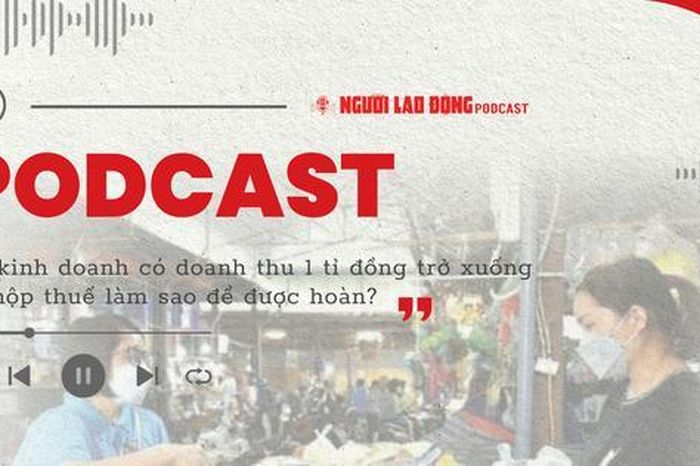 Hộ kinh doanh có doanh thu dưới 1 tỉ đồng đã nộp thuế, làm sao để được hoàn? - Báo Người Lao Động