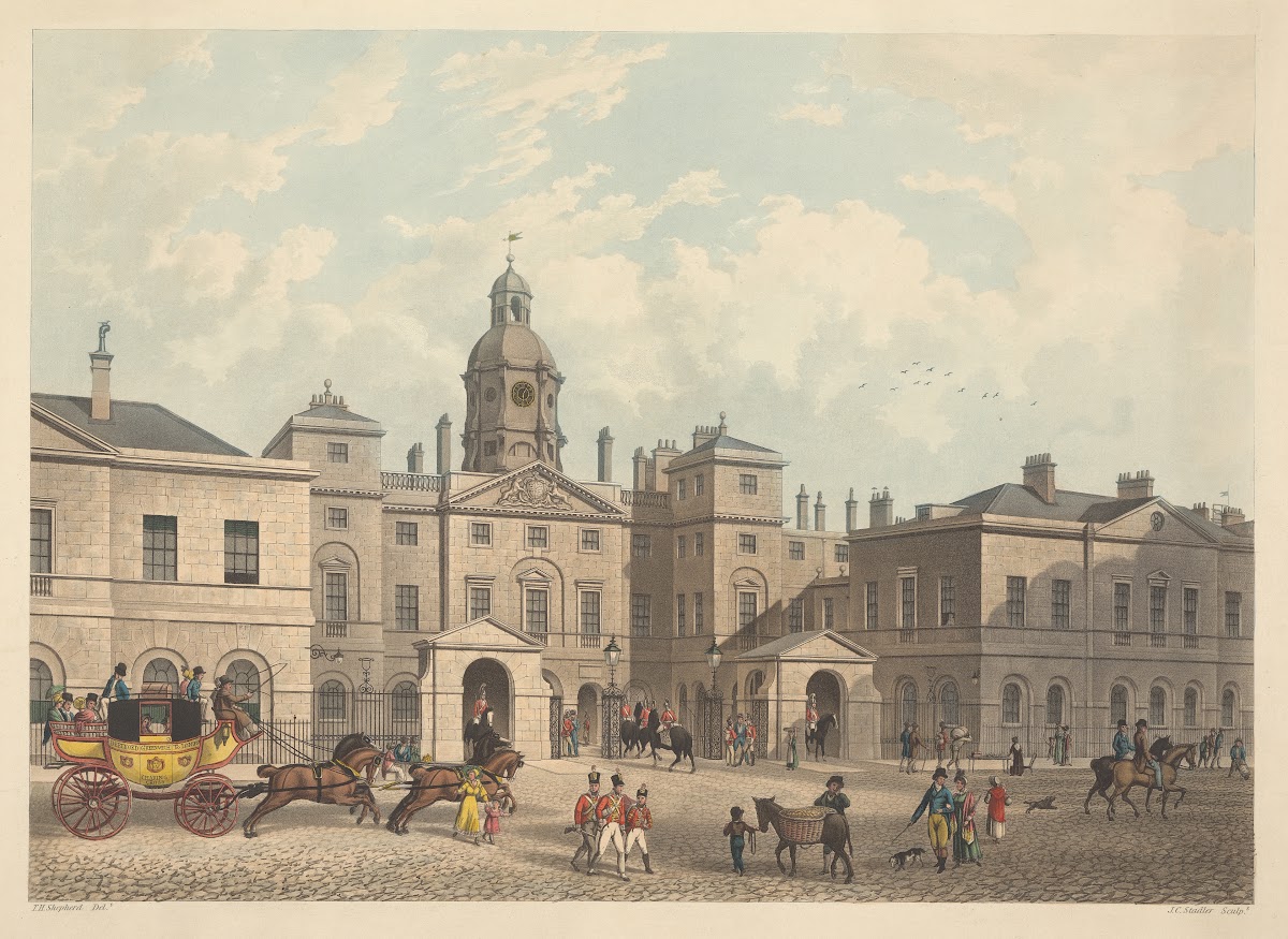 A View of Horse Guards from Whitehall 1816
