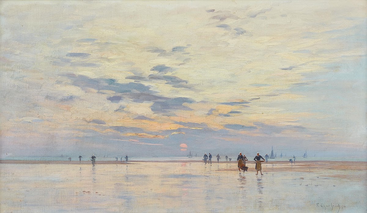 KüStenlandschaft Mit Muschelsammlerinnen 1894
