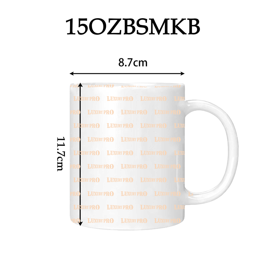 15oz White Mug
