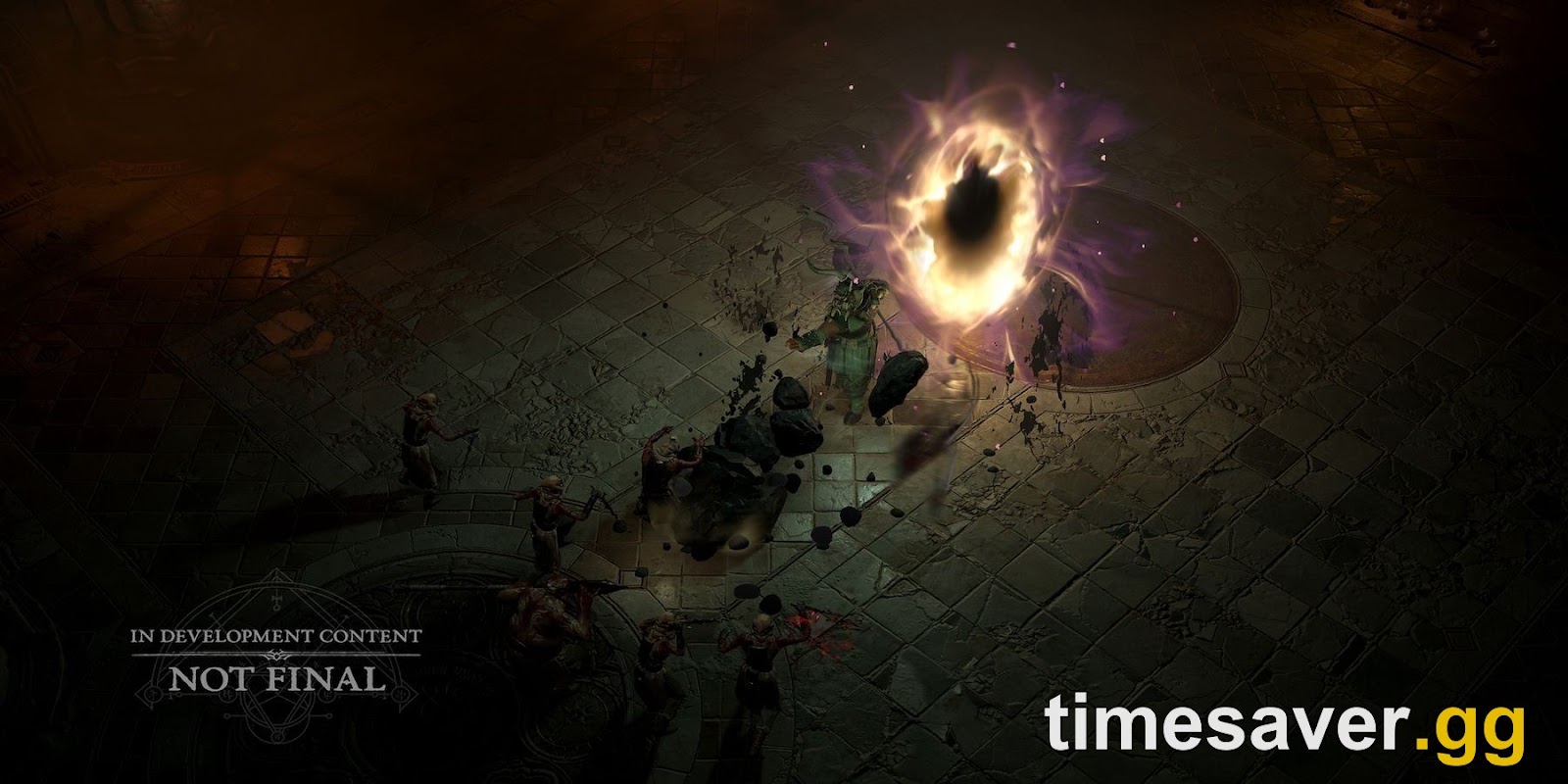 Diablo 4 The Pit endgame combat, buffed by Mephisto's Splinter of Hatred
