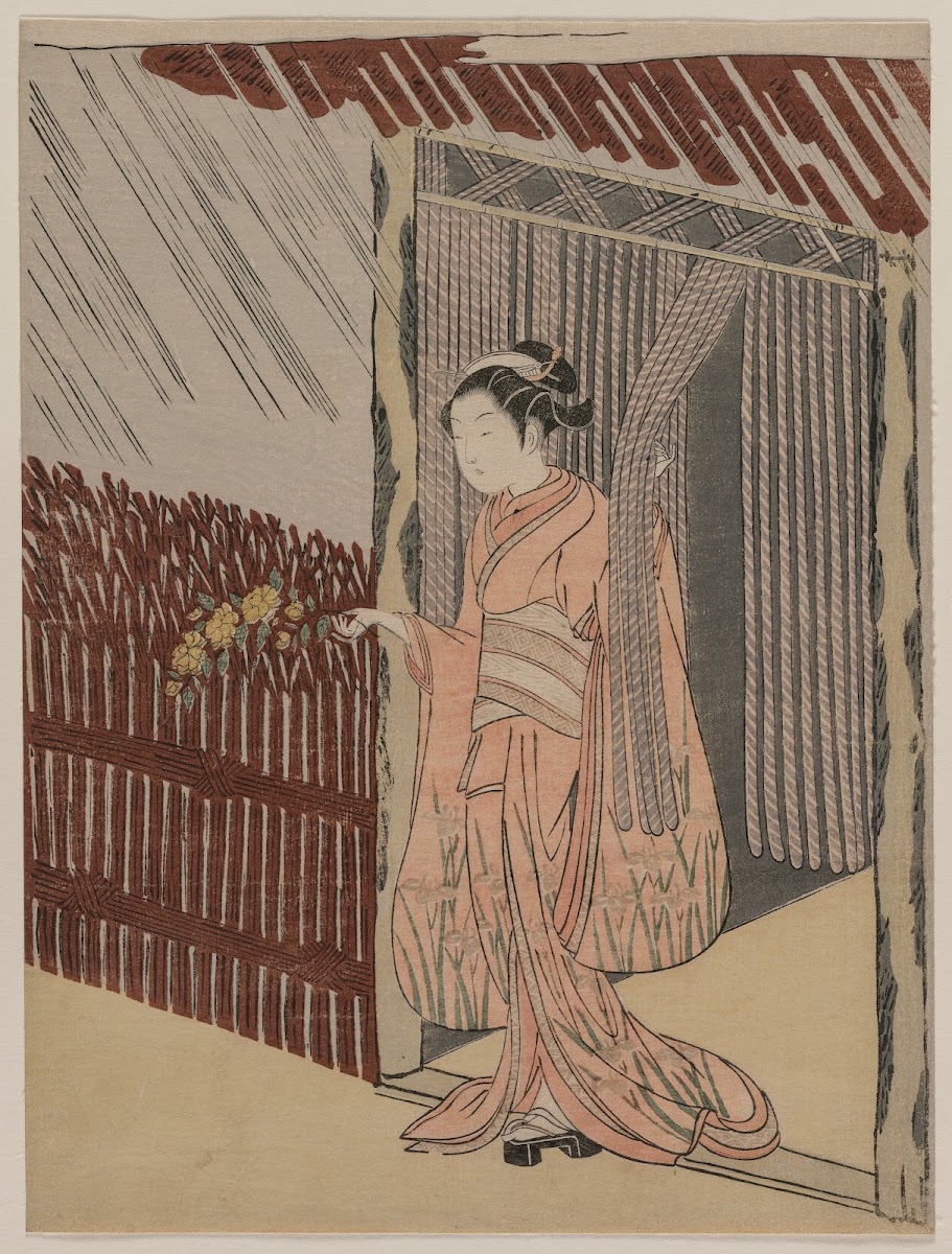 A Girl Dressing in Pink 1766