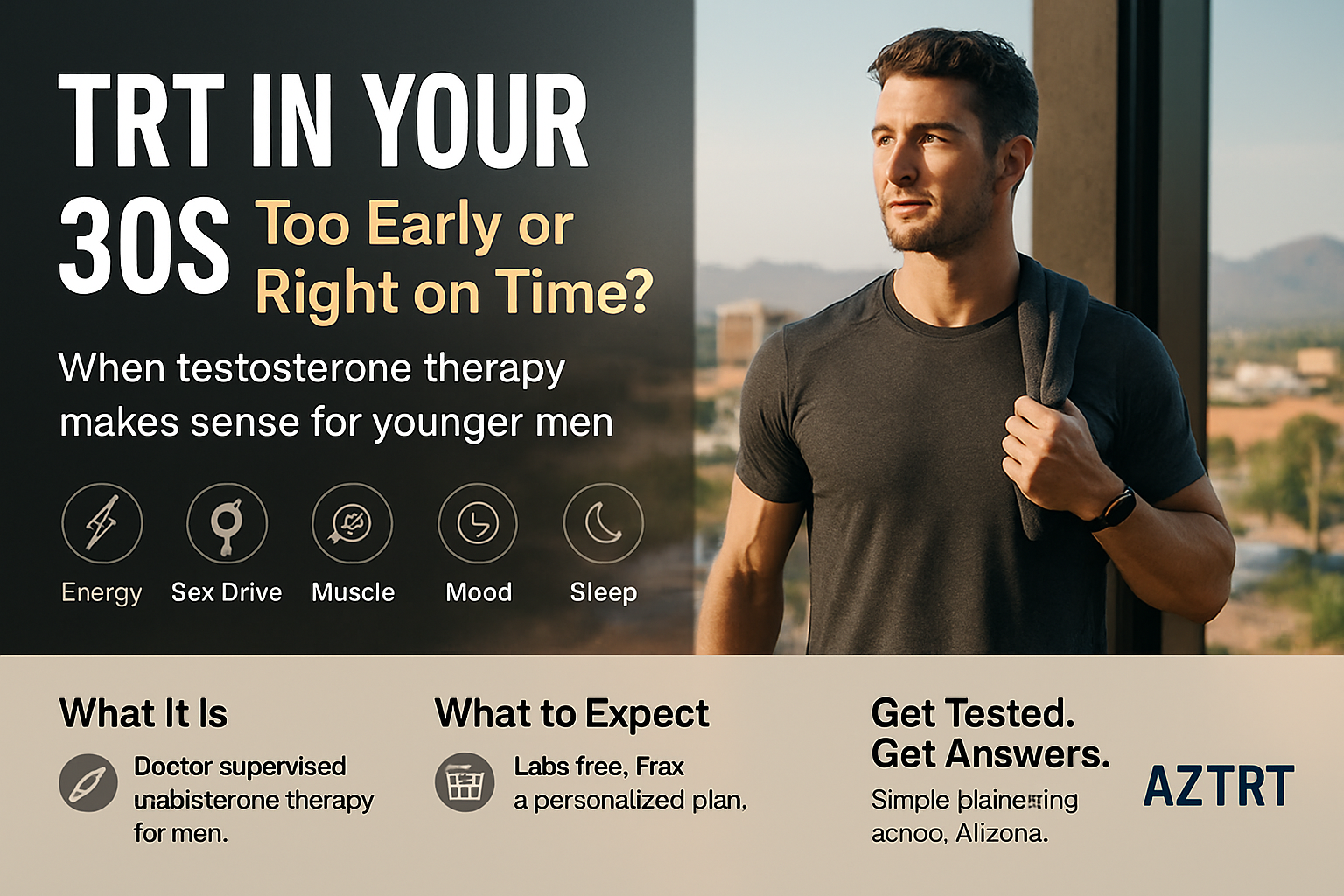 TRT in Your 30s: Is It Too Early to Start? An Arizona Guide