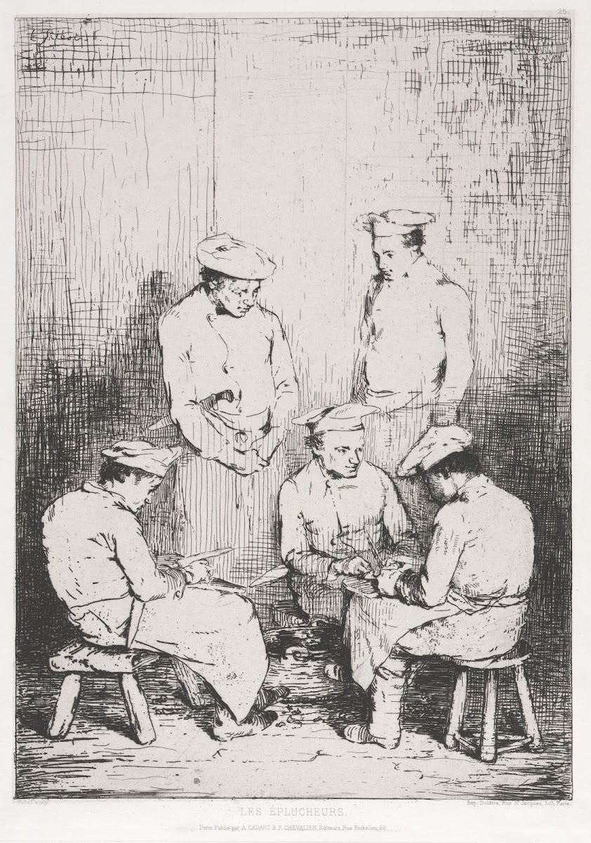 The Potato Peelers 1863