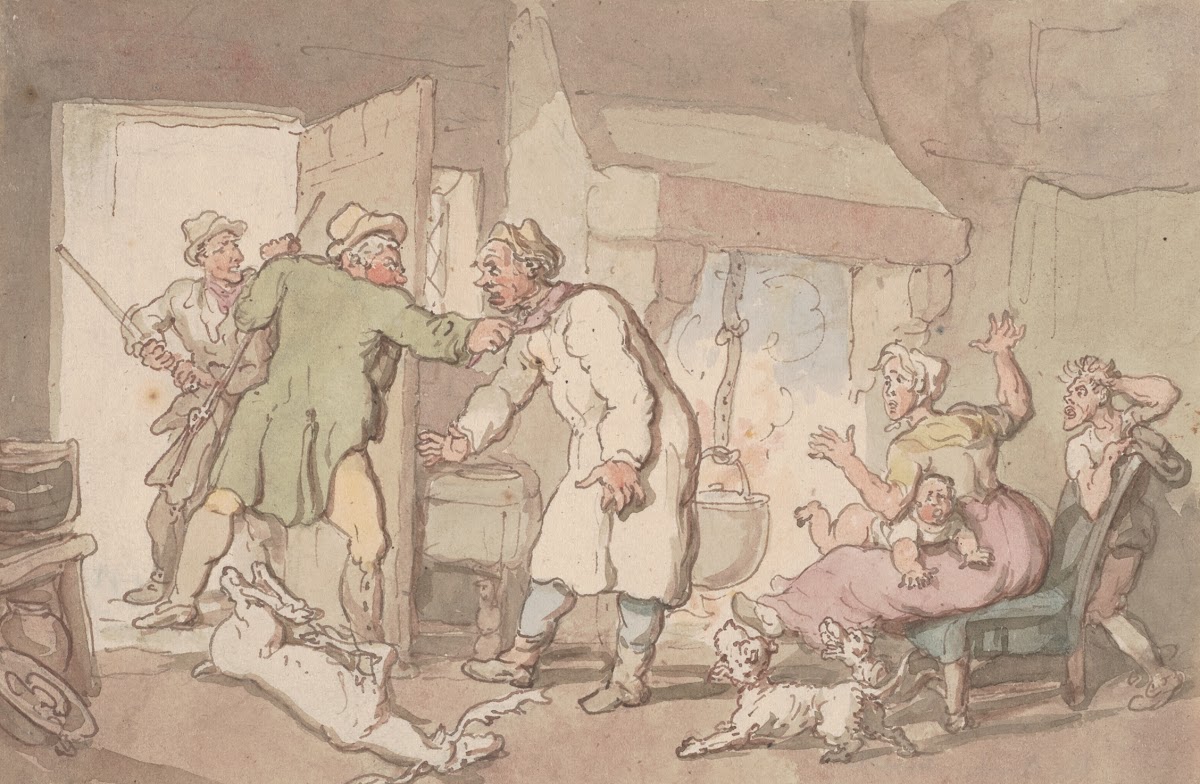 The poacher arrested ca 17801825