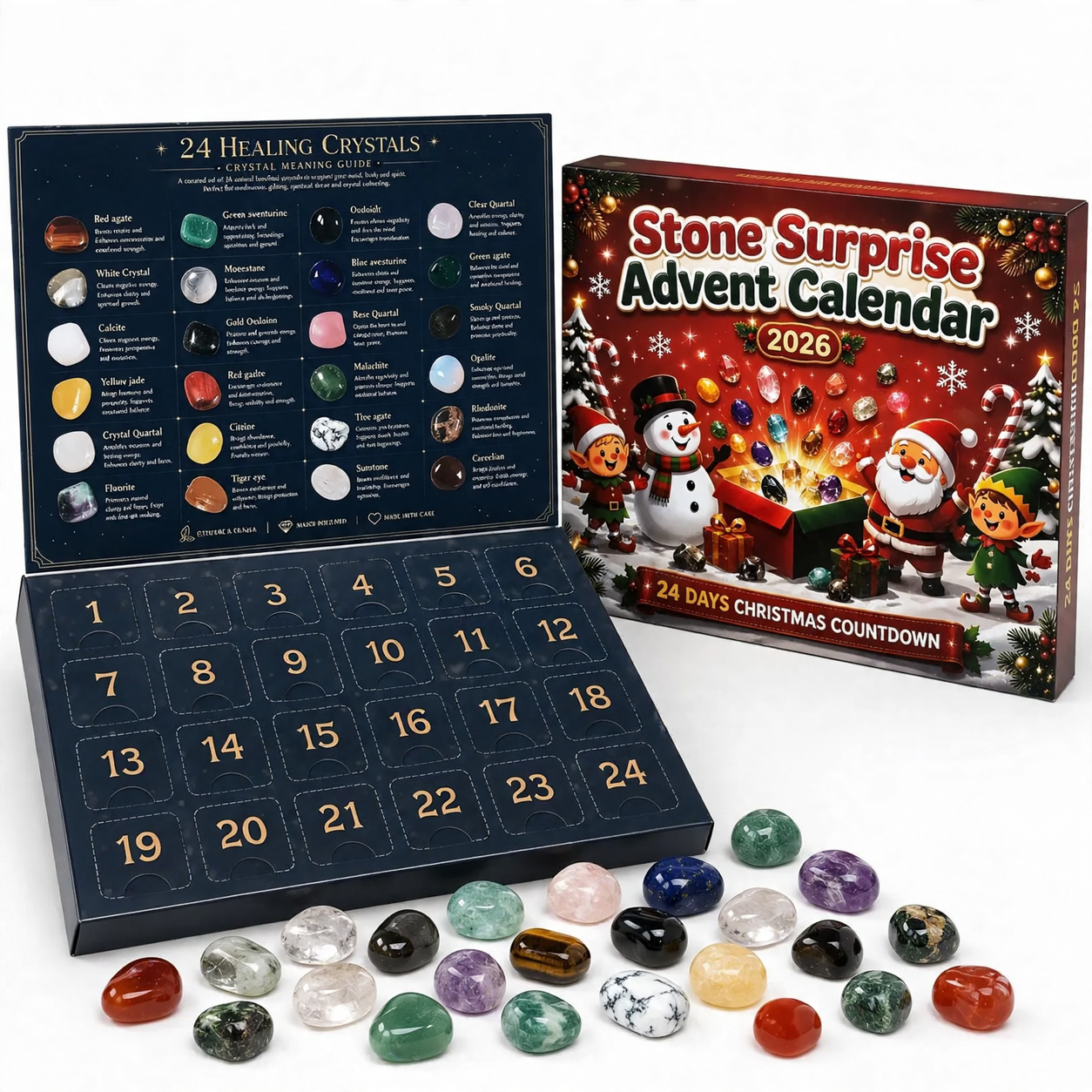 Weihnachts-Countdown-Stein-Blindbox