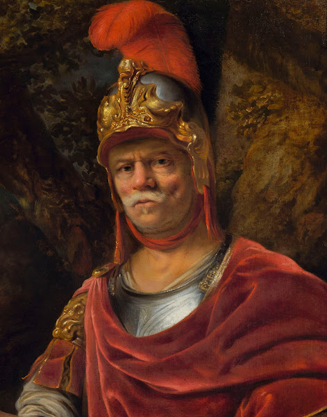 Man in a golden helmet Mars 1655