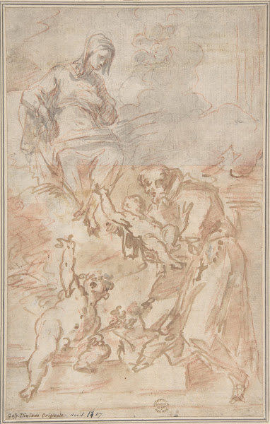 The Virgin Entrusting the Christ Child to Saint Francis of Assisi 16891767
