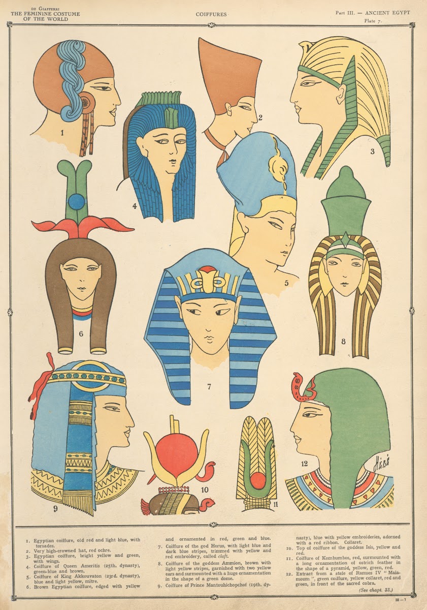 Ancient Egypt  Coiffures 1926 1927
