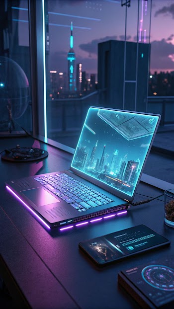 Futuristic Laptop Picture