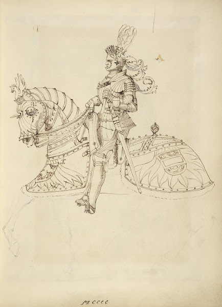 Knight on horseback MCCCC 1840