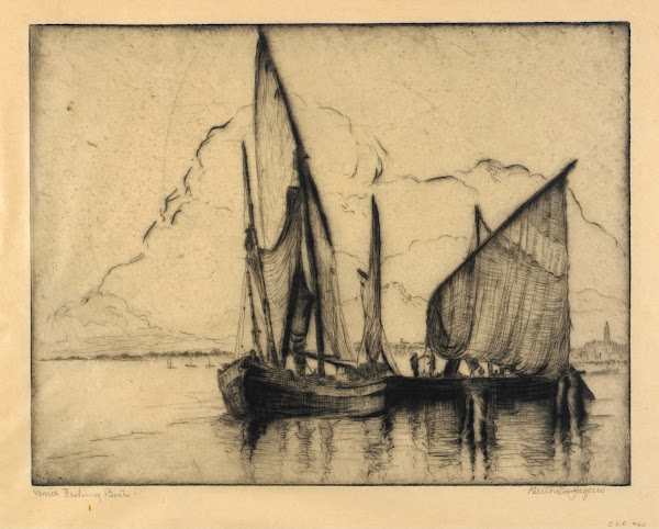 Venice Fishing Boats 1910 1917