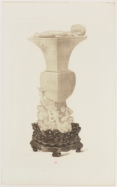 Vase en jade blanc 1890