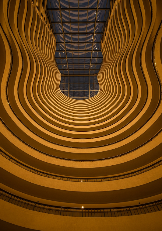 Abstract Interior Atrium Curves