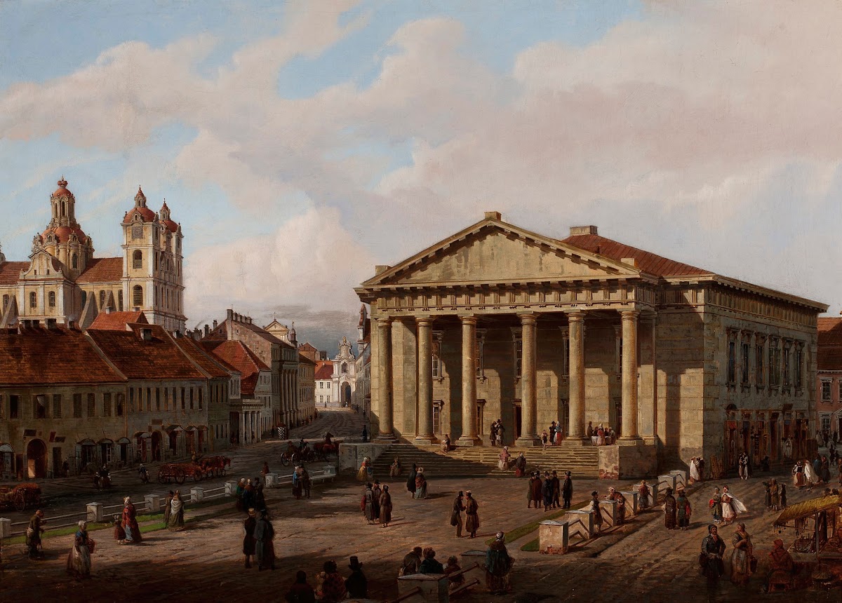 Town hall in Vilnius circa 1846