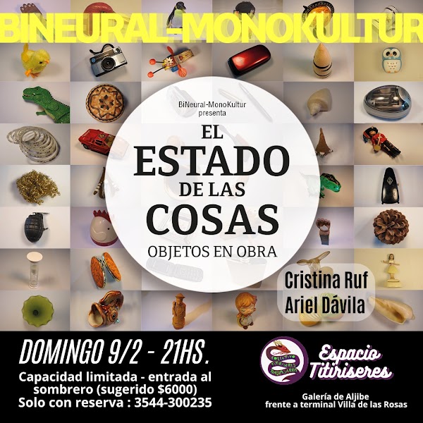 EL ESTADO DE LAS COSAS  -objetos en obra-