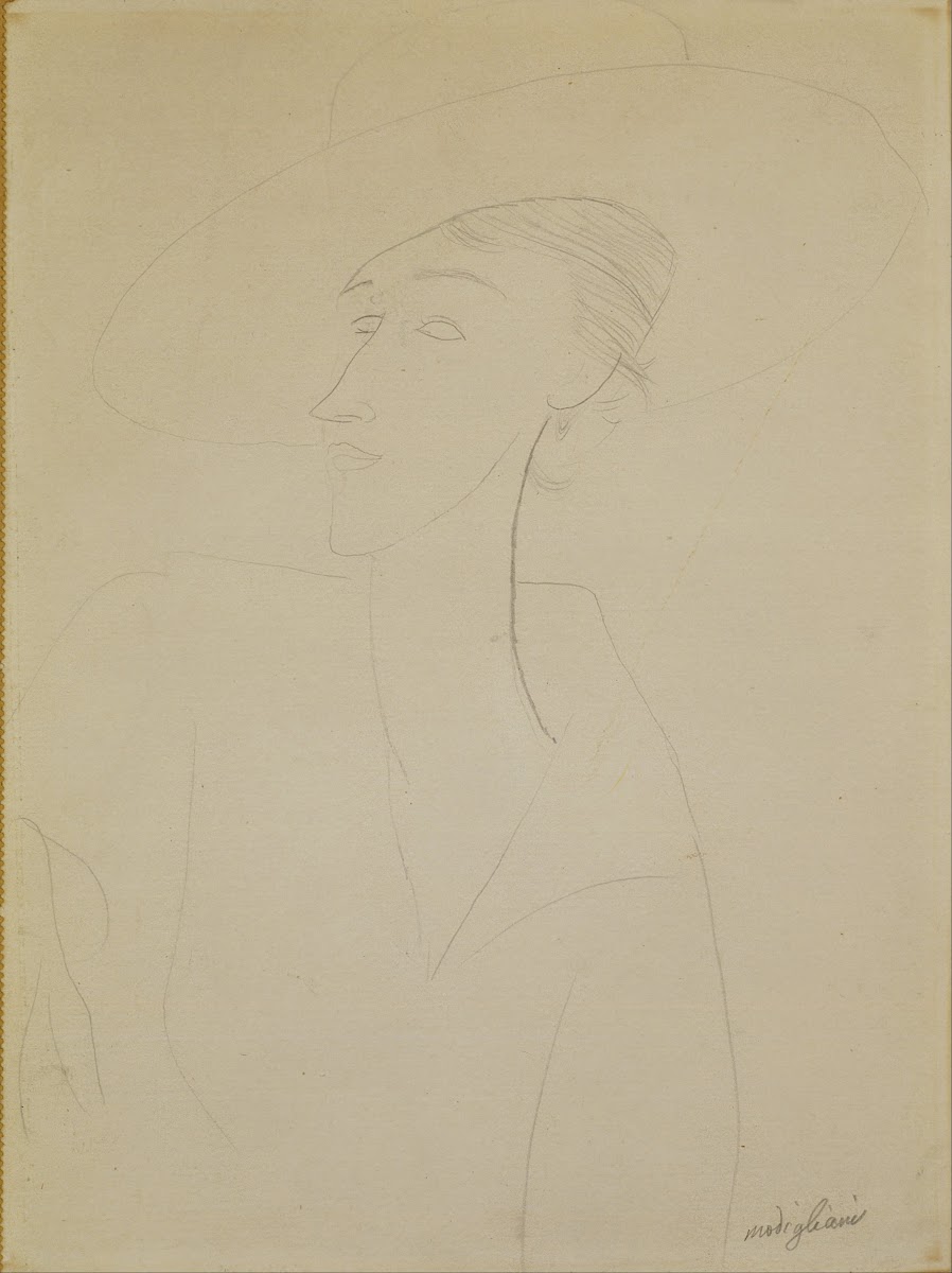 Untitled Portrait of Madame Zborowska circa 1919