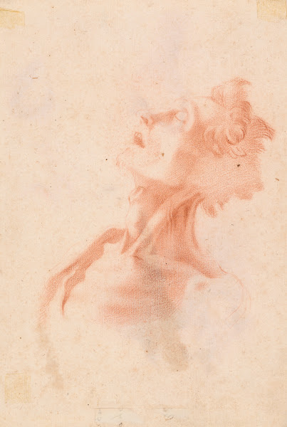 Head of a Man Face in Profile 18thcentury
