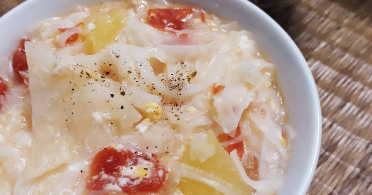 Mì gạo nấu 🍅🥔🍳