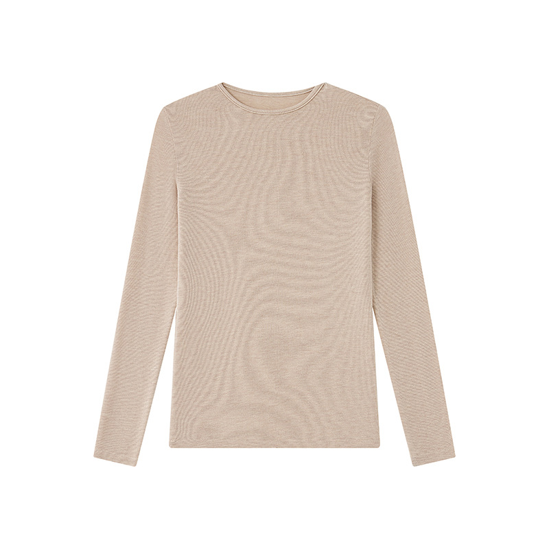 Damen Langarm-Unterziehshirt, Modal, Rundhalsausschnitt