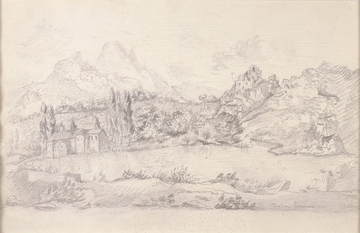 Village in a Mountainous Landscape 1825