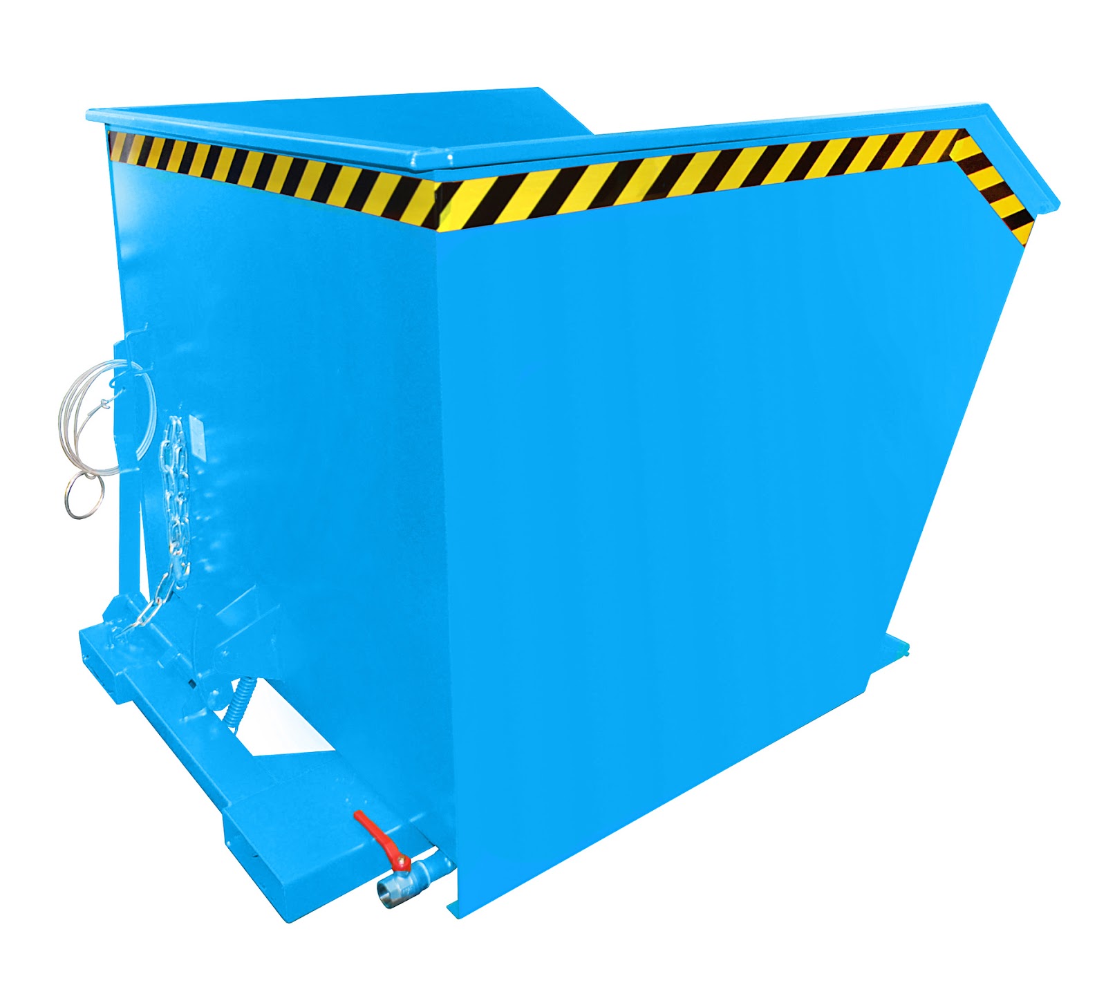 Spaander-kiepcontainer SGU 100, gelakt, Lichtblauw