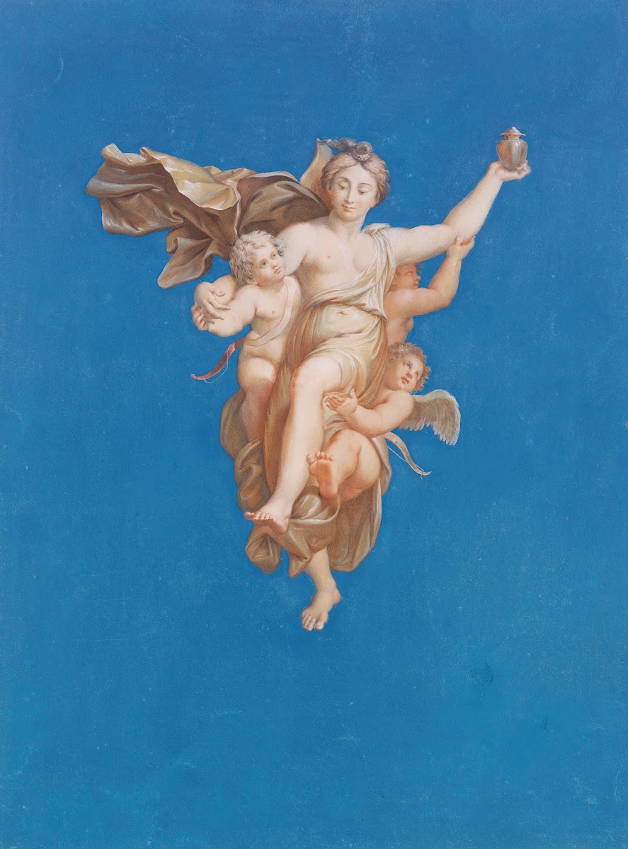 Psyche is carried to Mount Olympus ca1830 1834