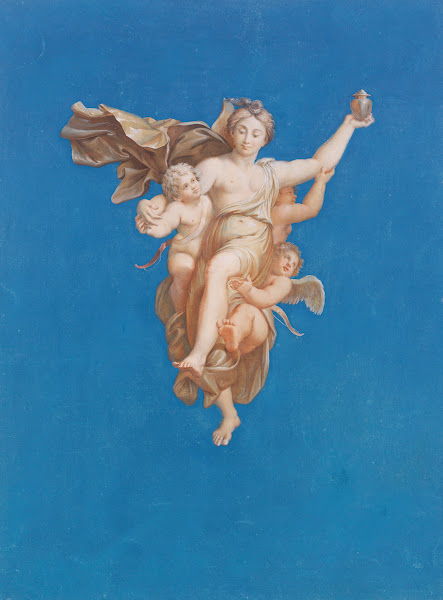 Psyche is carried to Mount Olympus ca1830 1834