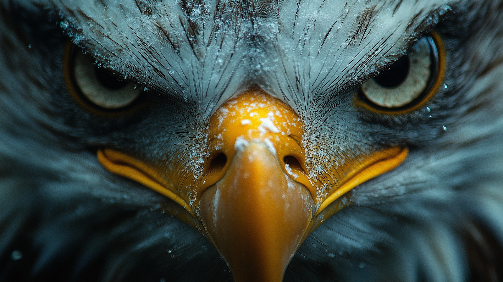Eagle Face Portrait Wallpaper