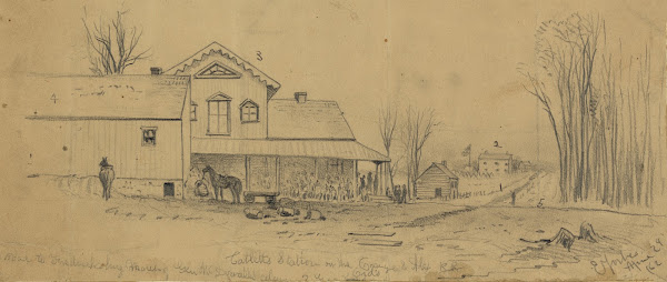 Catletts Station on the Orange  Alex RR 1862