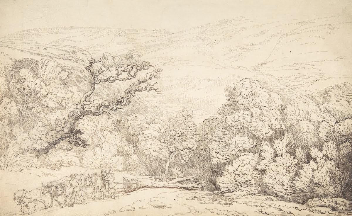 Landscape with Oxen and Felled Tree 17751827