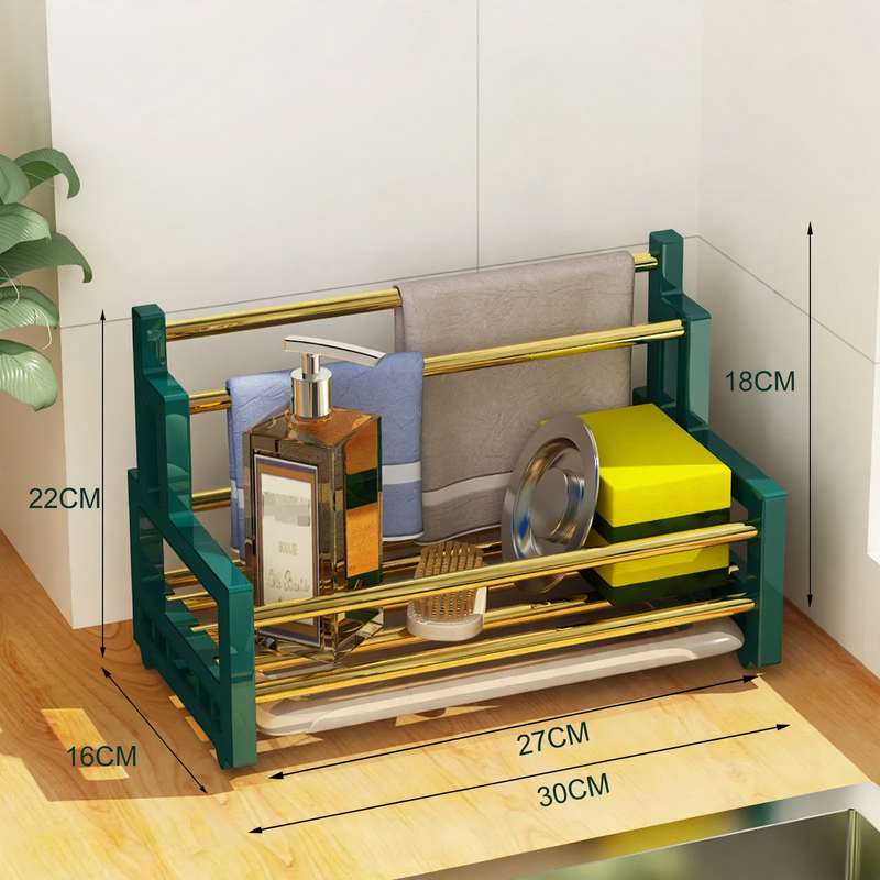 Kitchen shelf for sink without drilling