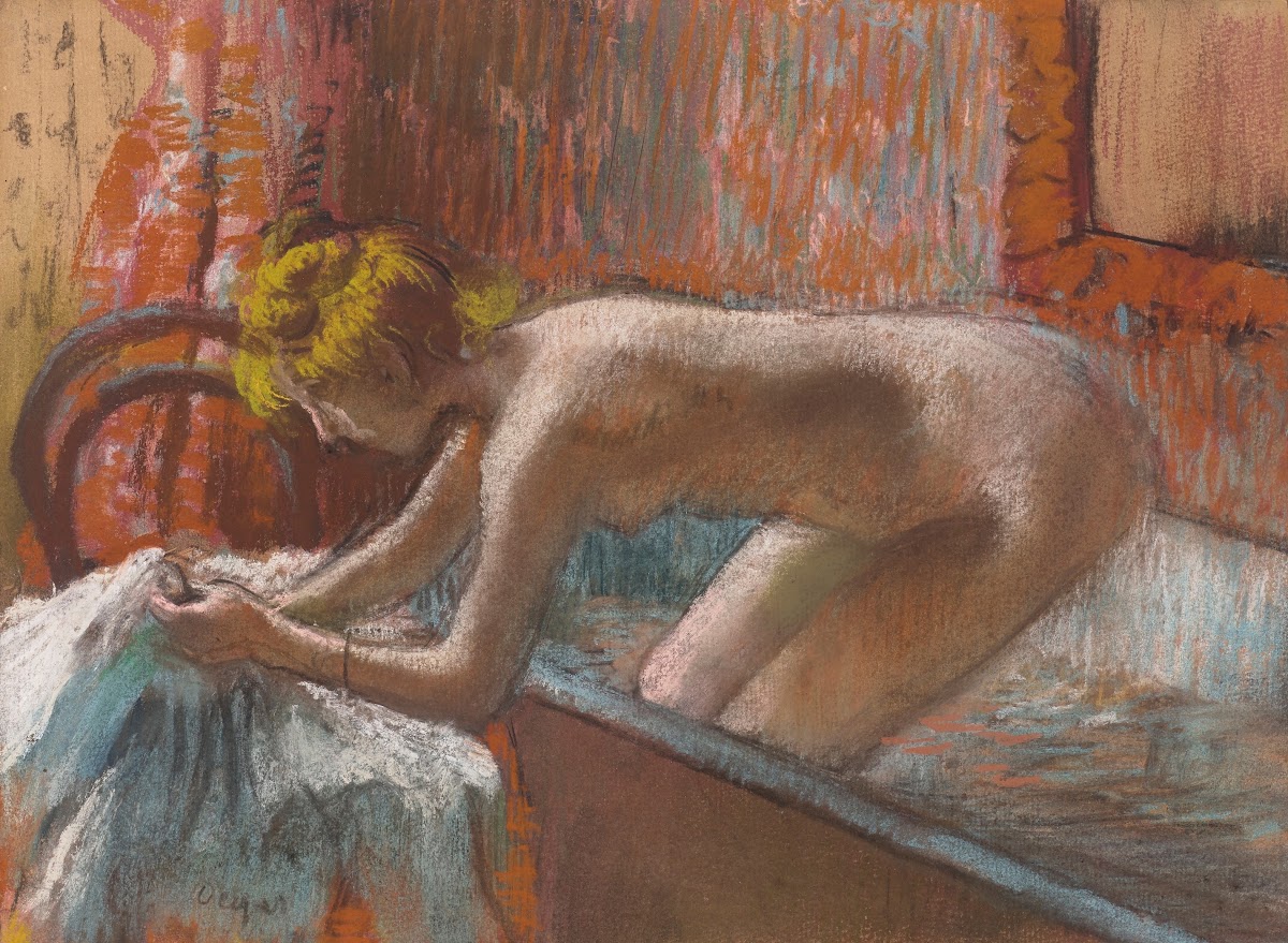 Femme sortant du bain circa 1886 1889