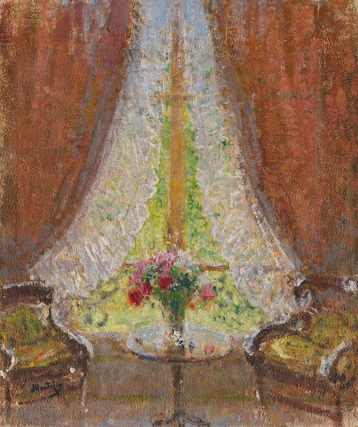 Le bouquet à la fenêtre