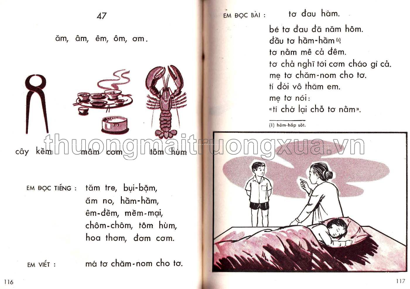 Em học vần lớp năm (1969) - Trang 59