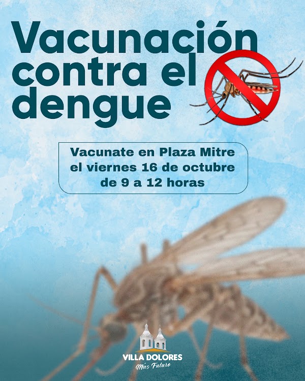 Campaña de vacunación contra el dengue