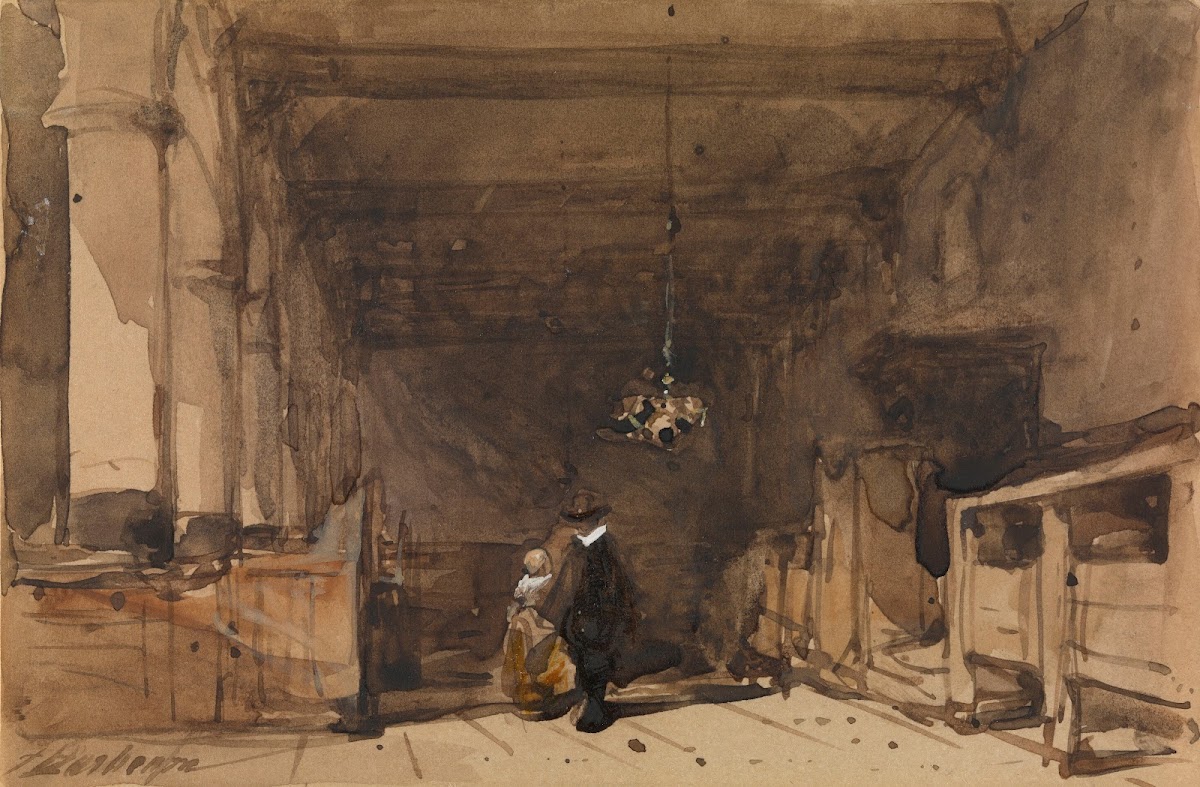 The Bakenesserkerk in Haarlem 1870