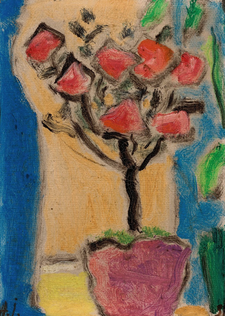 Stilleben Rosenbäumchen 1936