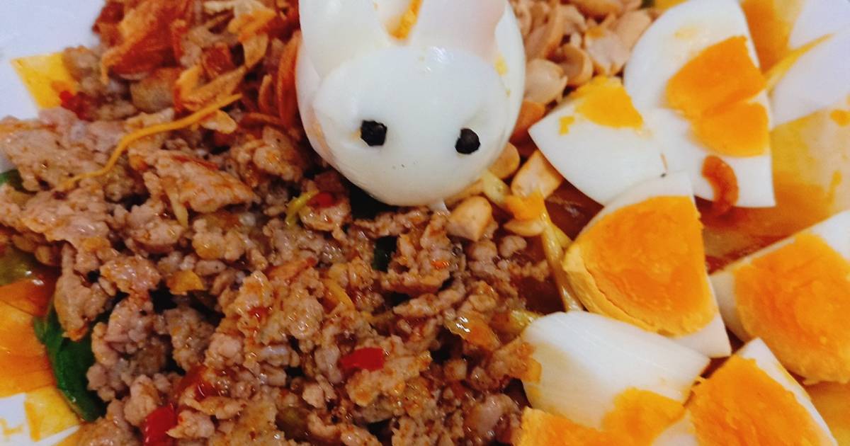 Bánh tráng trộn thịt băm