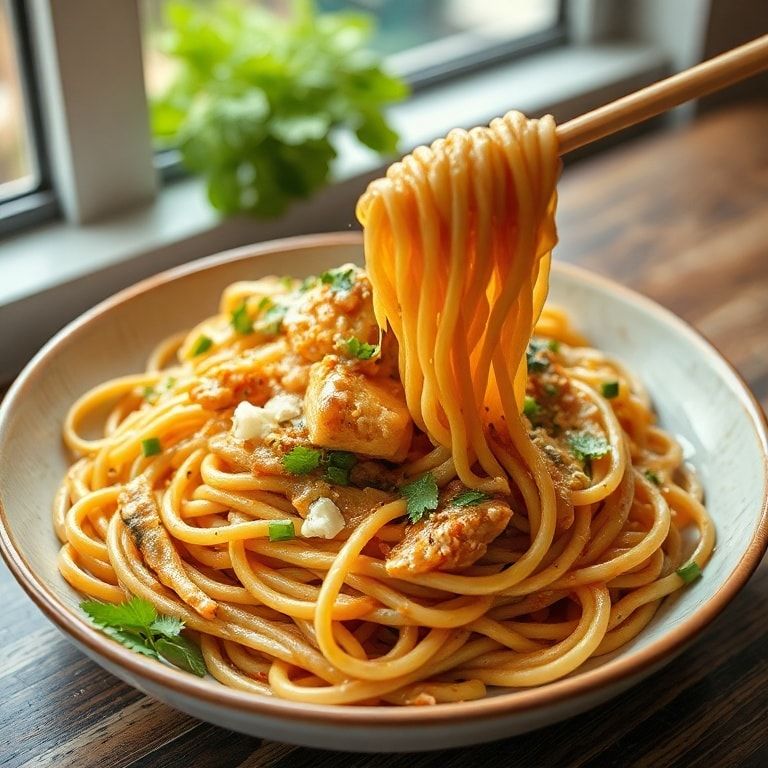 Easy Sticky Garlic Chicken Noodles Recipe for Dinner: Quick Comfort Food in 40 Minutes