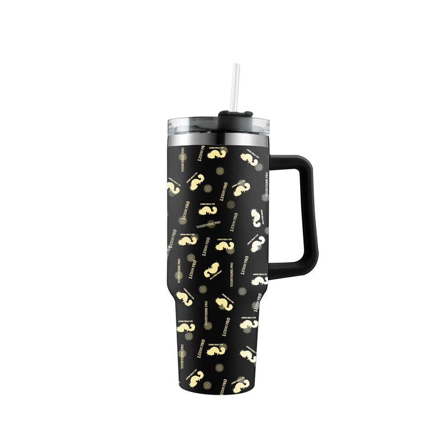 Gold Cup -Laser -40Oz Stainless Steel Tumbler