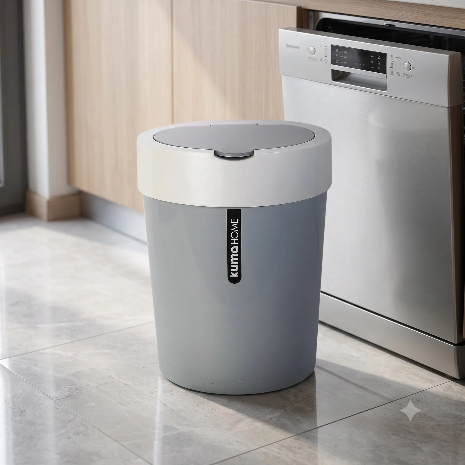 Recipiente De Residuo Redondo C/tapa 10l