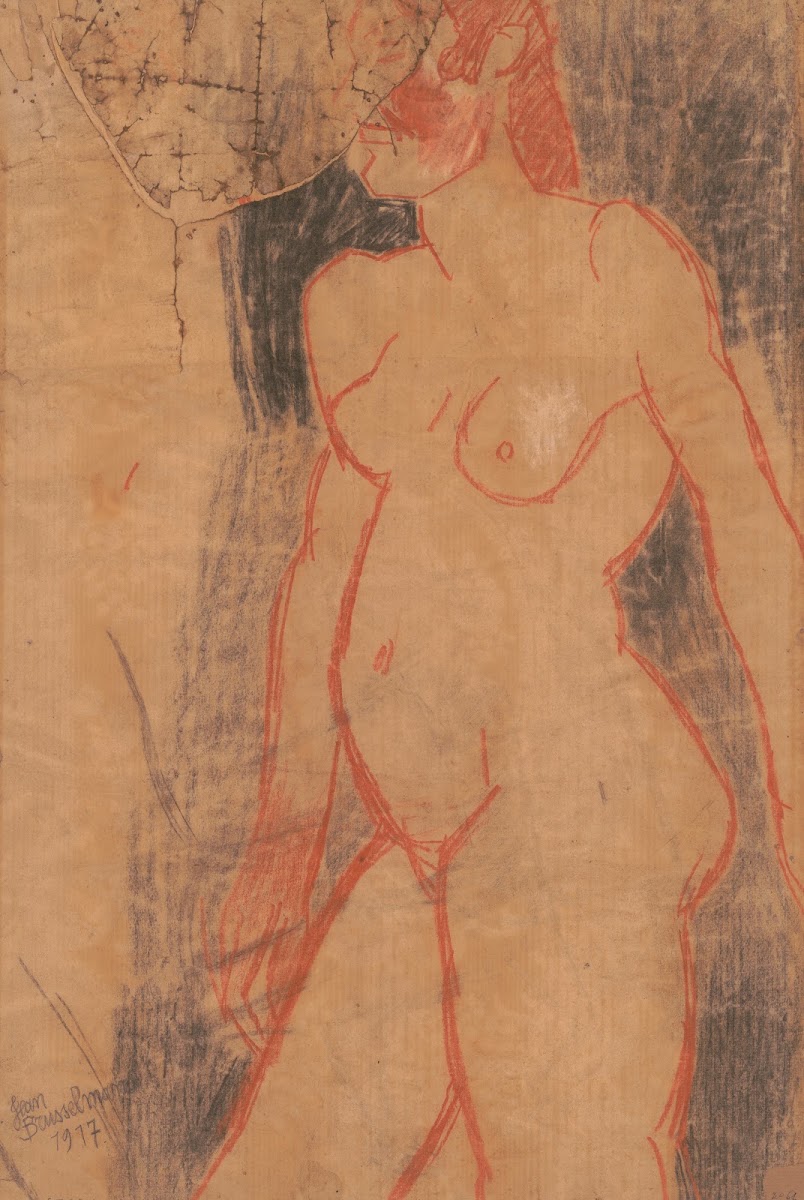 Standing nude woman 1917