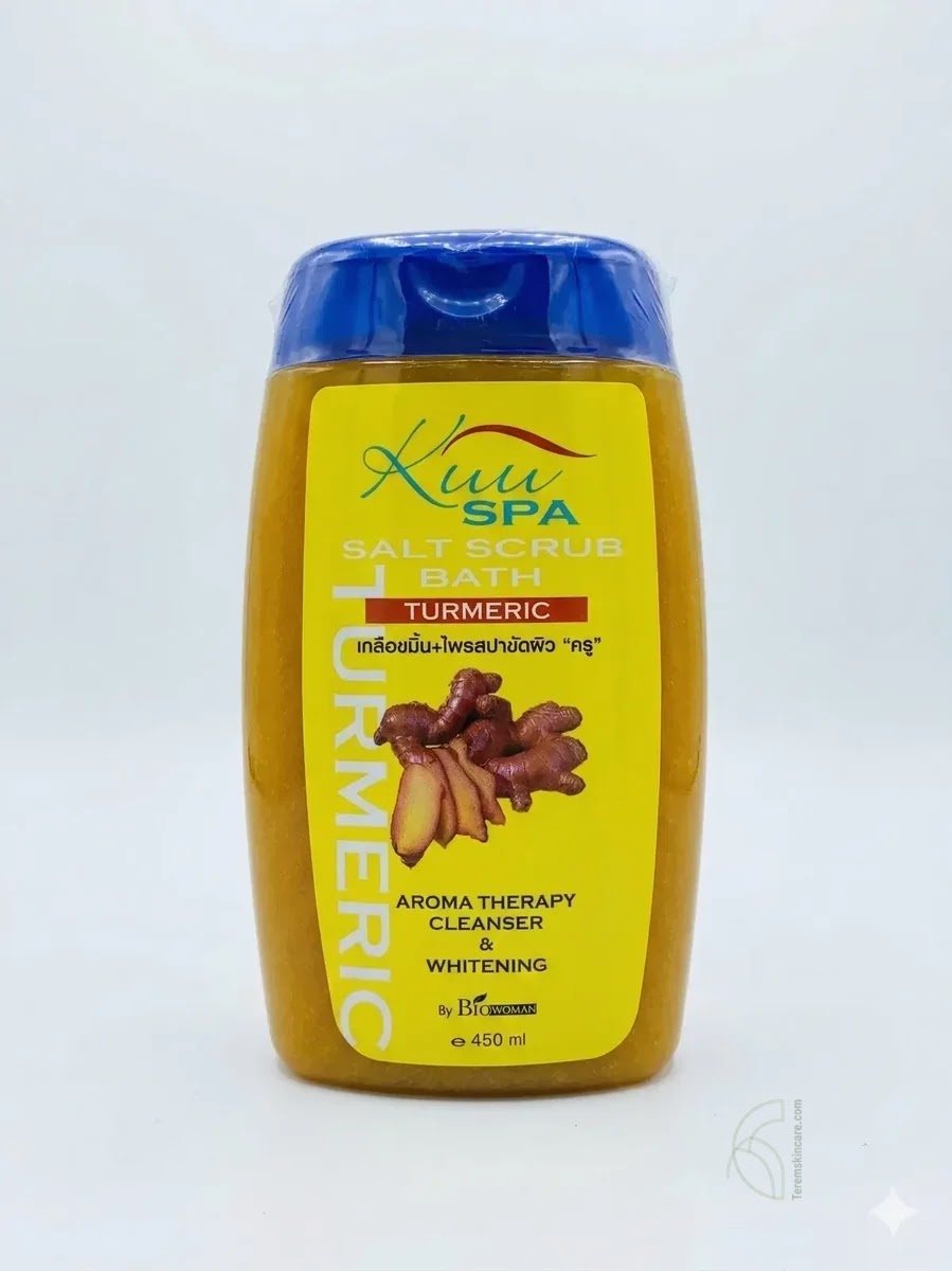 Kuu Spa Turmeric Salt SCrub Bath