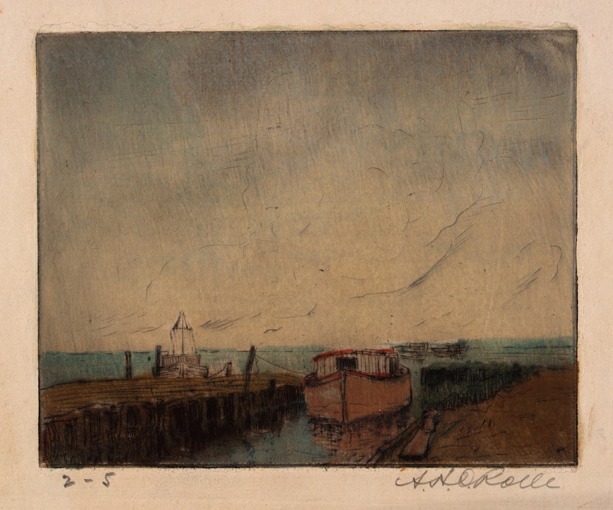 Boat Yard Eastern Branch ca 1924