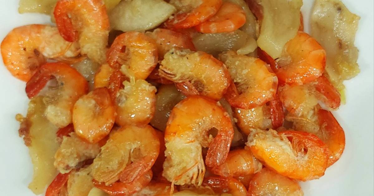 Tôm sông rim tóp mỡ